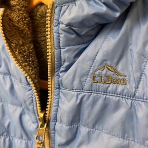 L.L.Bean Toddler Blue Reservable Puff Jacket